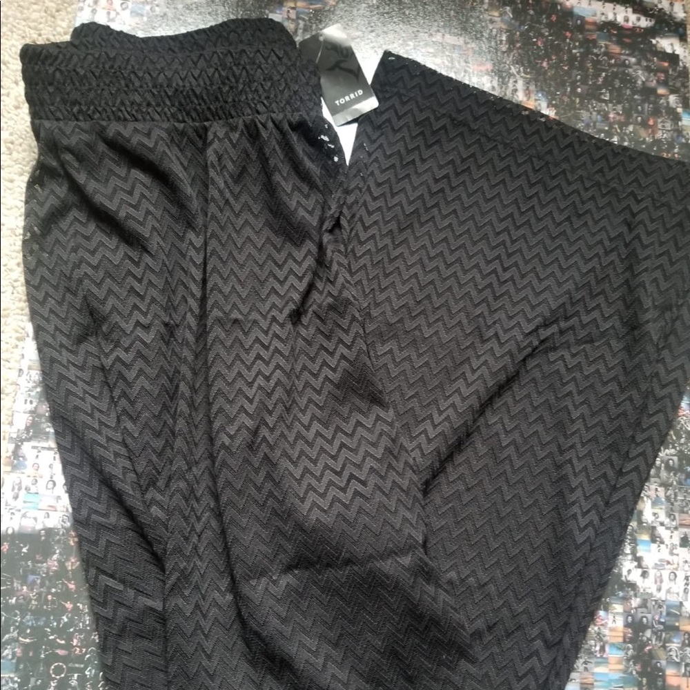 Torrid Black Mesh Pant